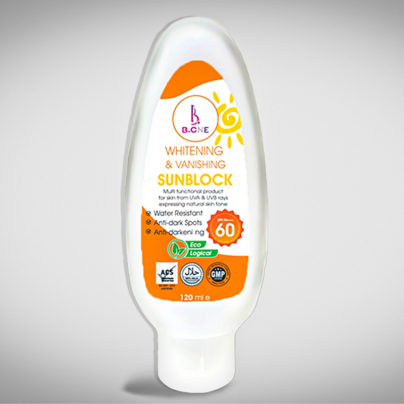 B.ONE Whitening & Vanishing Sunblock 120ml | UV Protection & Skin Brightening