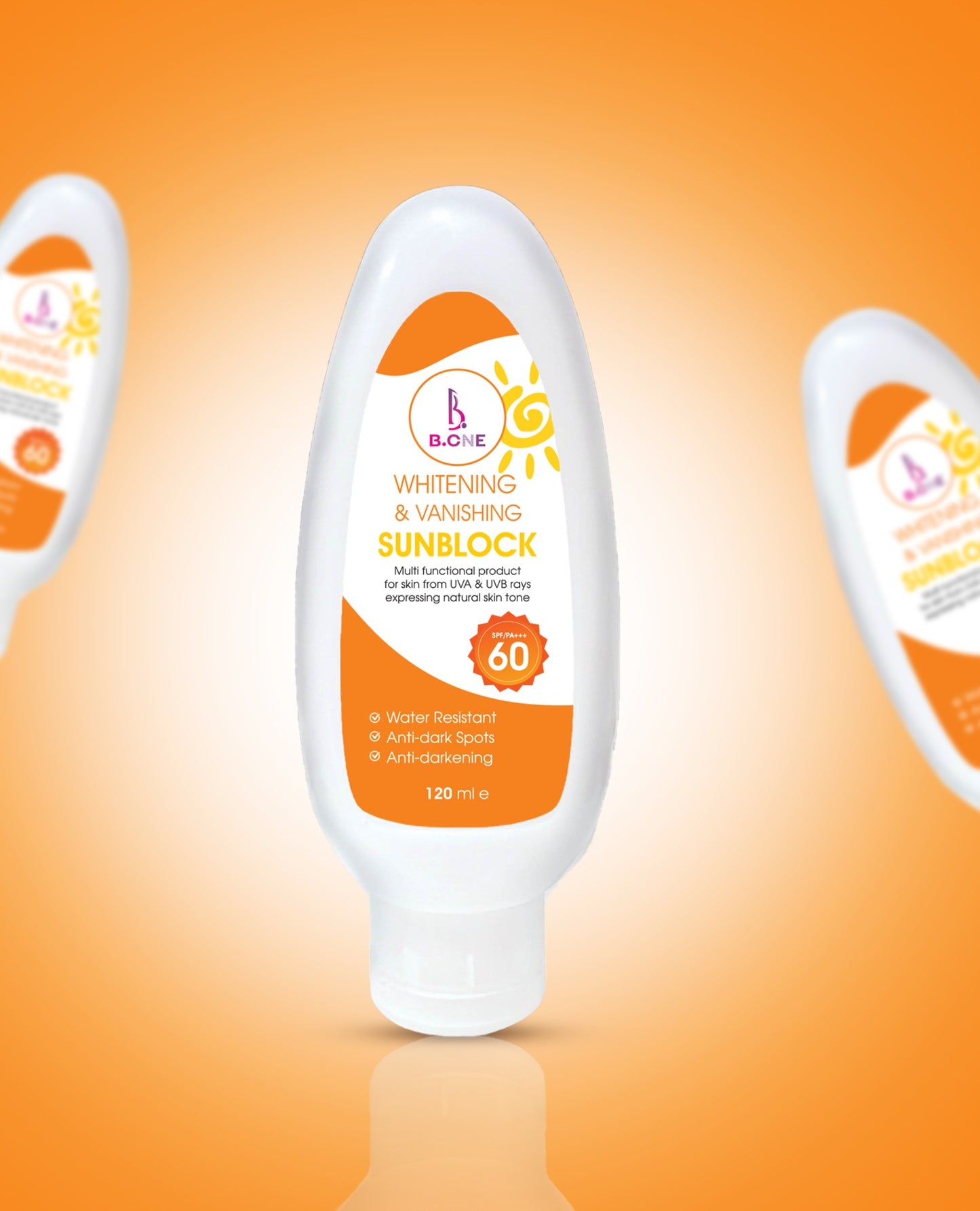 B.ONE Whitening & Vanishing Sunblock 120ml | UV Protection & Skin Brightening