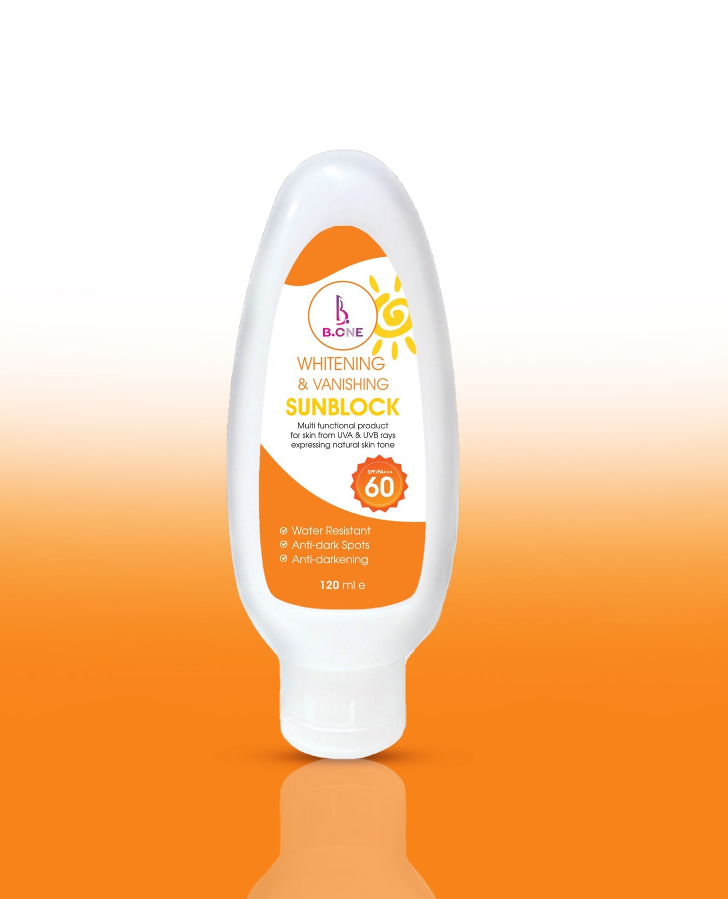 B.ONE Whitening & Vanishing Sunblock 120ml | UV Protection & Skin Brightening