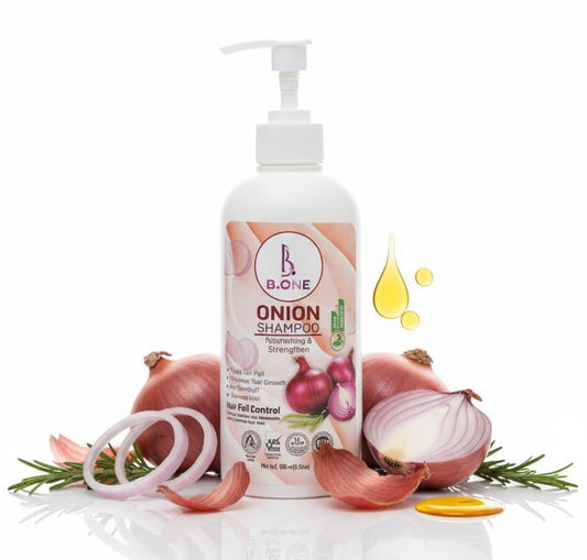B.ONE Onion Shampoo 360ml | Strengthen Hair & Reduce Hair Fall