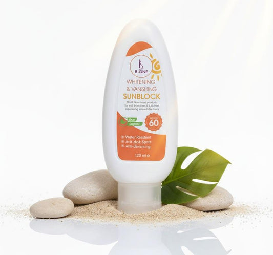 B.ONE Whitening & Vanishing Sunblock 120ml | UV Protection & Skin Brightening