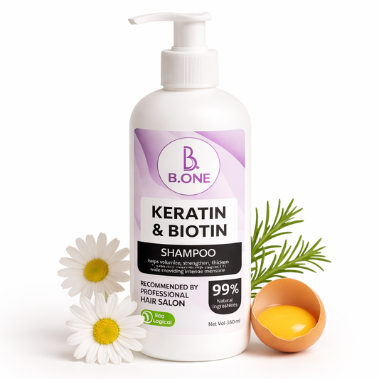 B.ONE Keratin Shampoo 360ml | Smooth, Frizz-Free Hair