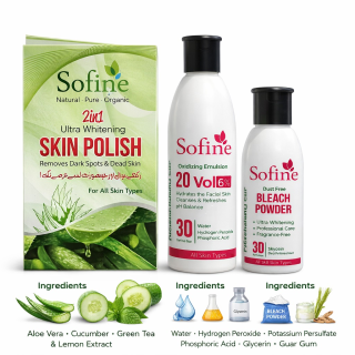 EcoSofine 2-in-1 Ultra Whitening Skin Polish – 3D Formula