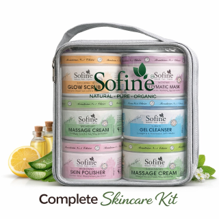 EcoSofine 6 in 1 Whitening Facial Set – Complete Professional Glow Kit 300G