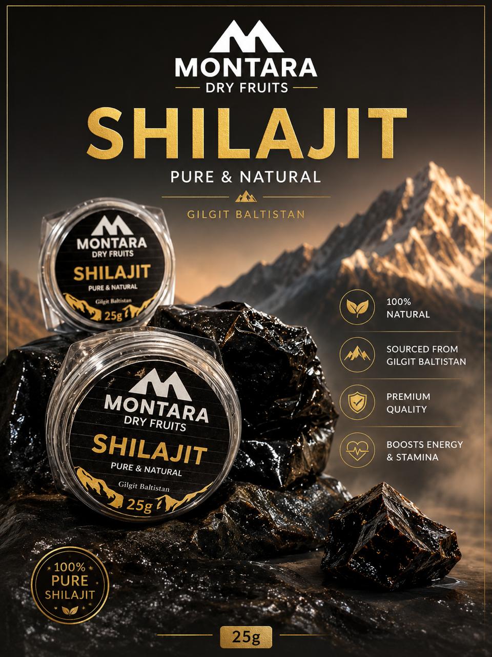 Montara Aftabi Shilajit-25g