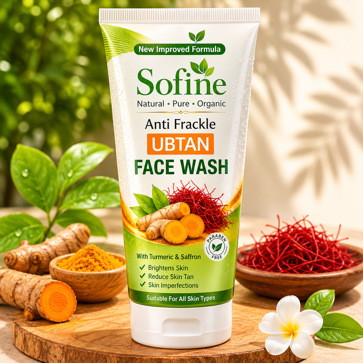 Sofine Anti Freckle Ubtan Face Wash – Brightening & Dark Spot Cleanser
